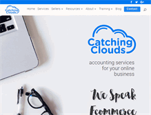 Tablet Screenshot of catchingclouds.net